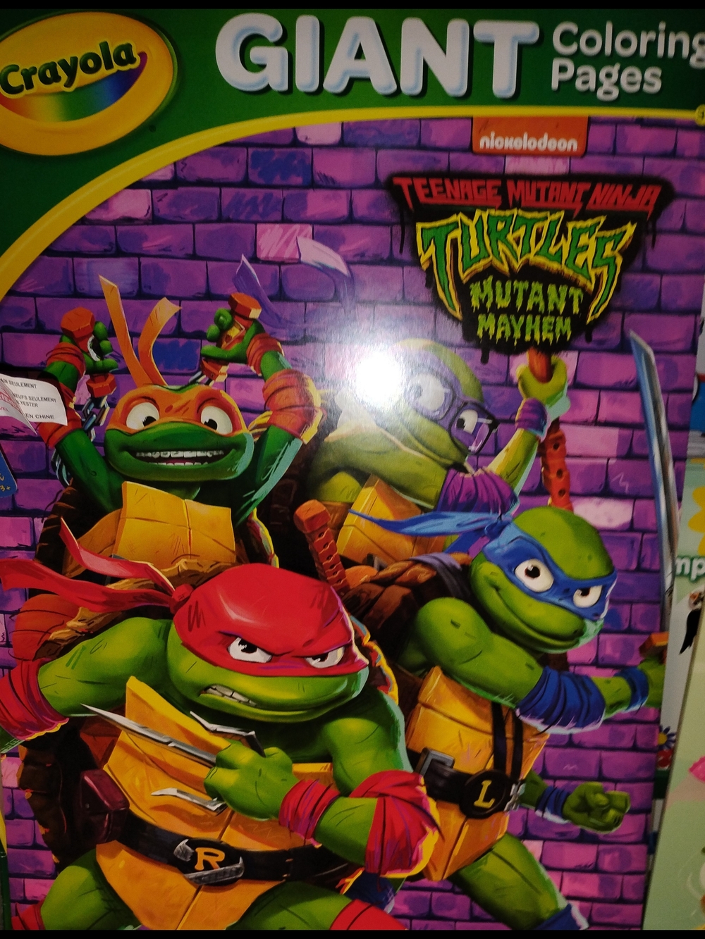 Crayola Teenage Mutant Ninja Turtles Giant Coloring Pages
